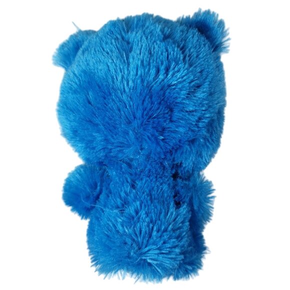 2/$15 Classic Toy Big Head Wolf Bear Plush Blue 10" Fluffy Stuffed Tag Removed - Picture 7 of 9